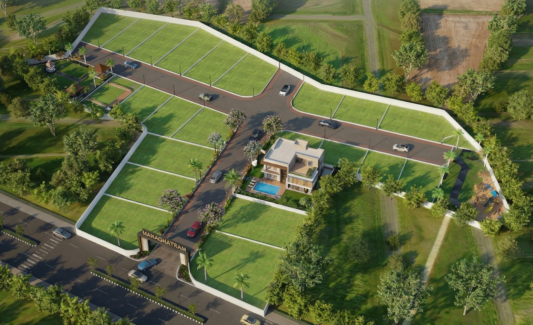 Plotted Layout Master Plan